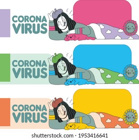 Collection of virus in flat design Free Vector