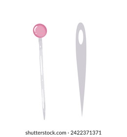collection with watercolor knitting elements. knit yarn vector
