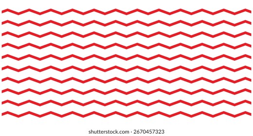 Colección de líneas onduladas o en zigzag. Horizontales líneas delgadas ondulan. Línea punteada. Gran conjunto de color negro. Ilustración vectorial.