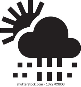 Collection of weather thin line icons