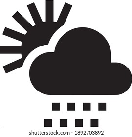 Collection of weather thin line icons