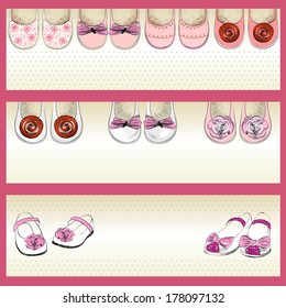 Collection of a Web Banner with a Shoe