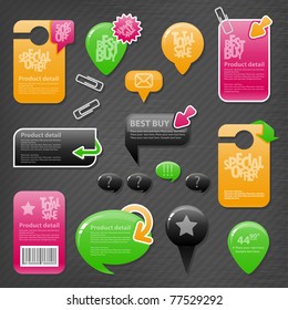 Collection of website elements