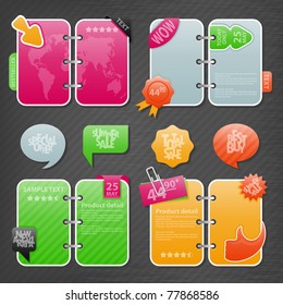 Collection of website elements