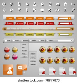 Collection Of Website Elements