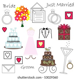 Collection of Wedding Vectors