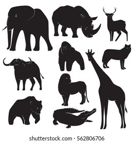 2,080 African buffalo silhouette Images, Stock Photos & Vectors ...