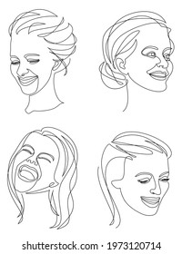 1 400件の 横顔 笑 女性 のイラスト素材 画像 ベクター画像 Shutterstock