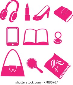 collection of woman stuff