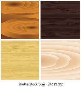 A collection of wooden background vector