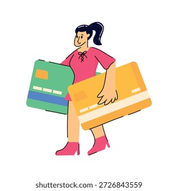 La gente de trabajo de colección. Personas, Ilustración vectorial, Finanzas de negocios, crecimiento gráfico, inversión tranquila, éxito de la inversión, actividad financiera, Ilustración vectorial plana, estilo de dibujos animados, economía