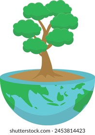 Collection of World Environment Day Vector Elements for Templet Design Decoration
