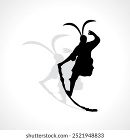 A collection of Wukong silhouettes in motion