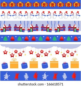 collection of Xmas borders
