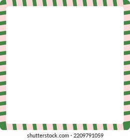 Collection of Xmas striped borders with copy space, Christmas background. wrapping paper. Christmas print supplies. Merry Christmas Party People Celebrating Christmas Flat Illustration