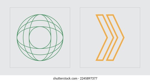 Collection of Y2K elements. Big collection of abstract graphic geometric symbols. Objects in y2k style. Anti-design. Vector illustration