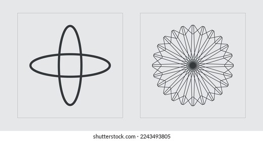 Collection of Y2K elements. Extraordinary Graphic Assets. Objects in y2k style. Projects, posters, banners. Vector illustration