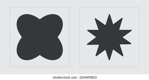 Collection of Y2K elements. Extraordinary Graphic Assets. For modern T-shirts designed. Isolated on black background. Vector illustration