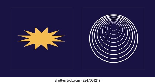 Collection of Y2K elements. Large set of retro objects for design. For modern T-shirts designed. Projects, posters, banners. Vector illustration
