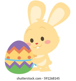 Collection of yellow bunny easter design