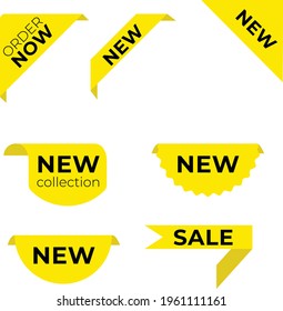collection of Yellow sales label