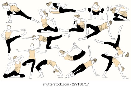 Collection yoga class