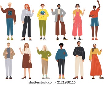 Collection Young People Different Religions Stock Vector (Royalty Free ...