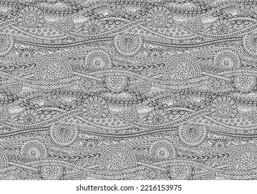 A collection of  zentangle seamless patterns, made from doodle shapes, flowers, and lace lines. Designed easy to use, tileable, and editable great for background, branding, and print project.