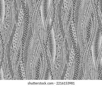 A collection of  zentangle seamless patterns, made from doodle shapes, flowers, and lace lines. Designed easy to use, tileable, and editable great for background, branding, and print project.