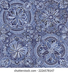A collection of zentangle seamless patterns, made from doodle shapes, flowers, and lace lines. Designed easy to use, tileable, and editable great for background, branding, and print projects.
