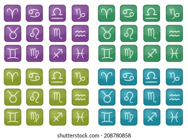 Collection of zodiac (vector)