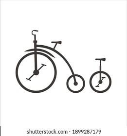 a collections of classic bike icon, fun bike.