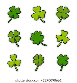 Collections of Clover Leaf sticker decals