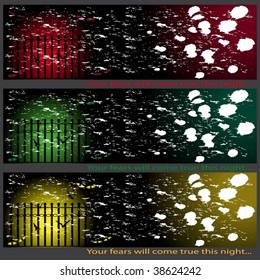 Collections of the coloured banners