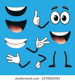 Collections Cute Cartoon Hands Mouth