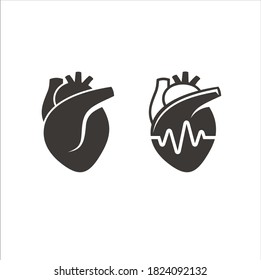 A collections of heart icon / vector image.