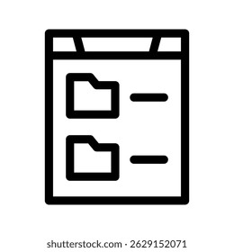 Collections Icon Vector Symbol Design Illustration