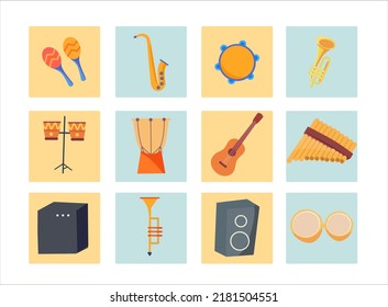 Collections Instrument Musician Illustrations Icon