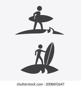 a collections of surf icon, surf icon, vetor art.