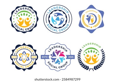 Collections Of Unity Emblem Logo Design Template