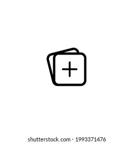 Collections vector simple icon perfect design