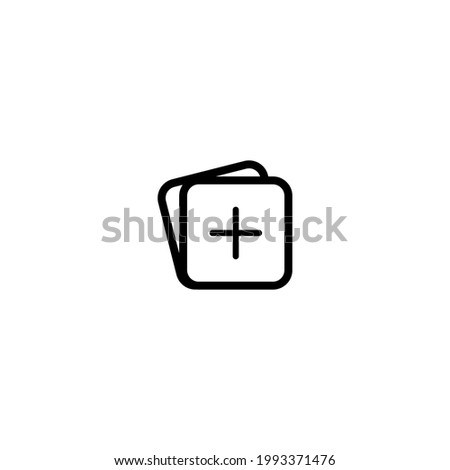 Collections vector simple icon perfect design