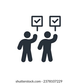 collective action icon. vector.Editable stroke.linear style sign for use web design,logo.Symbol illustration.