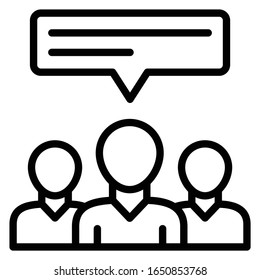 Collective Bargaining Cocnept, hrm symbol on white background, Employee Union Association Vector Icon design