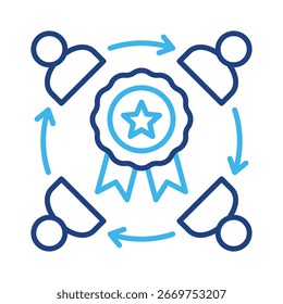Elemento de icono colectivo para el diseño