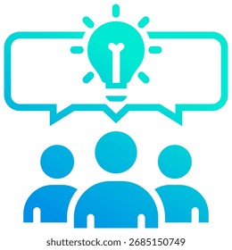 Collective Idea Icon Element For Design