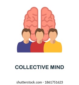 Collective Mind icon. Simple element from personality collection. Creative Collective Mind icon for web design, templates, infographics and more