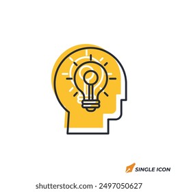 Collective Thinking icon vector illustration. Collective Thinking symbol isolated on white background