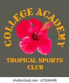 College Academy graphic design vector art