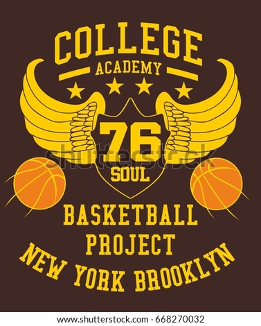 College Academy graphic design vector art